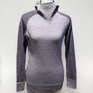 DEVOLD Kvitegga 100% Merino wool Women's Base Layer 230 Hoodie Medium Orchid NWT